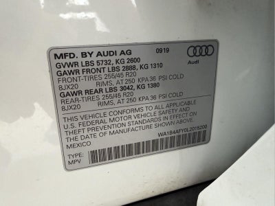 2020 Audi SQ5 Premium Plus TFSI quattro Tiptronic