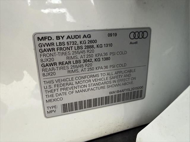 2020 Audi SQ5 Premium Plus TFSI quattro Tiptronic