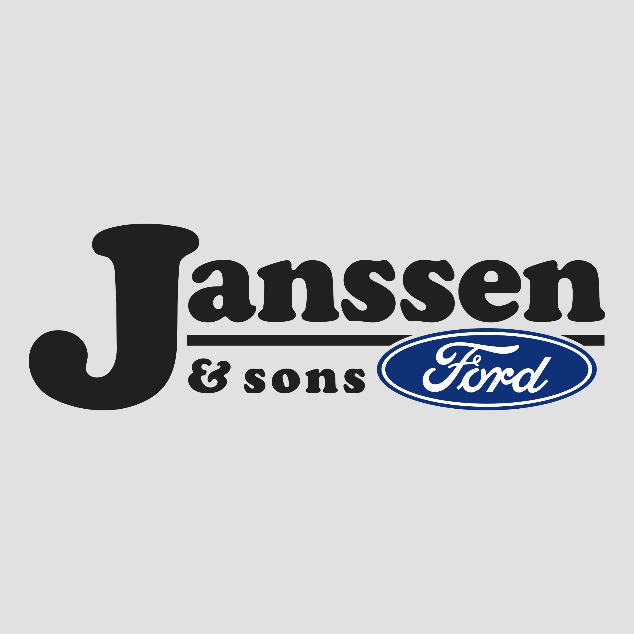 Ford logo | Janssen Auto Group in Holdrege NE
